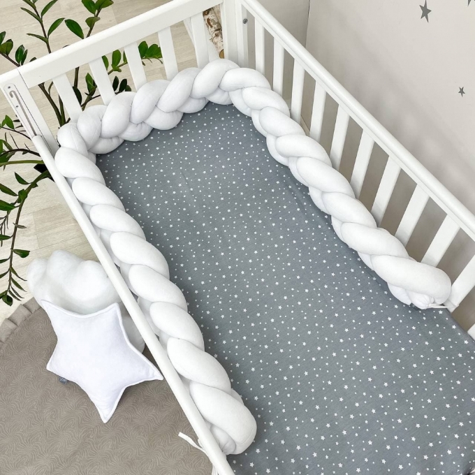 Protectie laterala patut bebe alba (7)